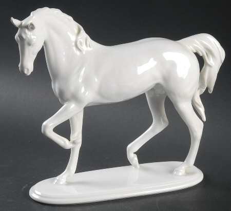 Horses Halla (White Glazed) - Boxed