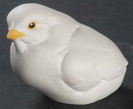 Farm Animals Chicken (White Bisque) - Boxed