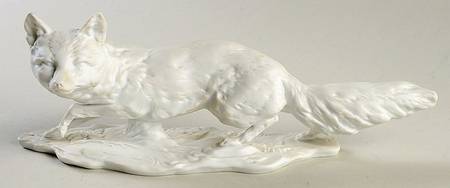 Wild Animals Running Fox (White Bisque) - Boxed