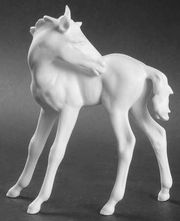 Horses Foal-White Bisque - Boxed