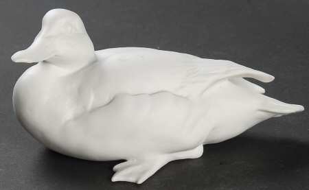 Birds Duck (White Bisque) - Boxed