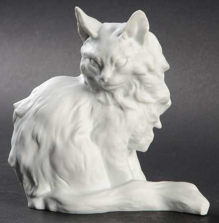 Cats Persian Cat (White Bisque) - Boxed