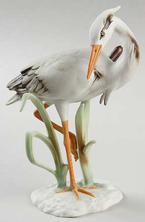 Birds Heron-Color Bisque - Boxed
