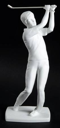 Sports Golfer (White Bisque) - Boxed