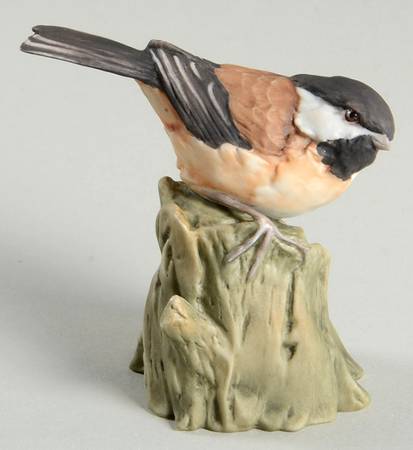 Birds Chickadee (Colored Bisque) - Boxed