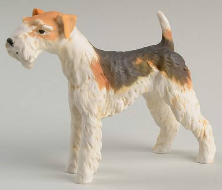 Dogs Fox Terrier (Color Bisque)    - Boxed