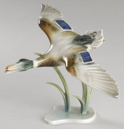 Birds Mallard Duck(Colored Glaze) - Boxed