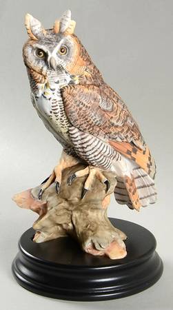 Birds Long-Eared Owl-Colored Bisque - Boxed