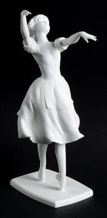 Ballet Giselle-Ballerina (White Bisque) - Boxed