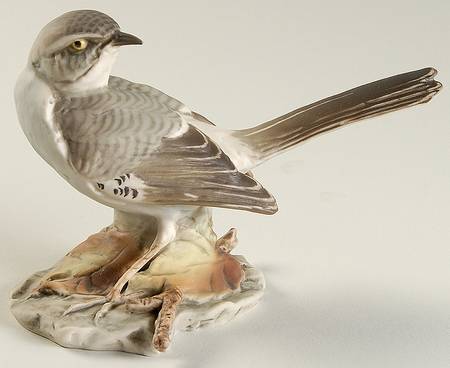 Birds Mockingbird (Colored Bisque) - Boxed