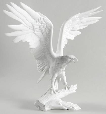 Birds Bald Eagle Iv - White Bisque - Boxed