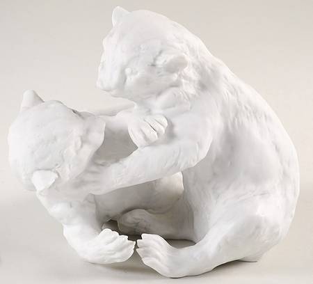Bears Polar Bear Group-White Bisque - Boxed