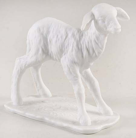 Farm Animals Lamb (White Bisque) - Boxed