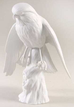 Birds Sparrow Hawk (White Bisque) - Boxed