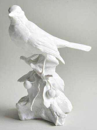 Birds Robin Ii-White Bisque - No Box
