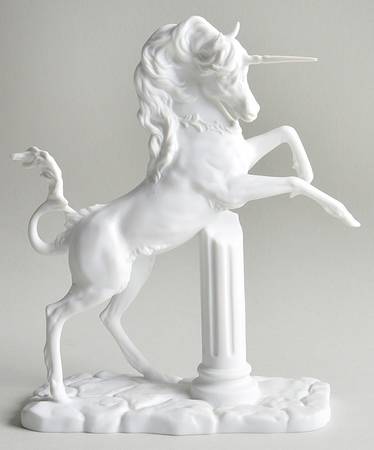 Horses Unicorn (White Bisque) - Boxed