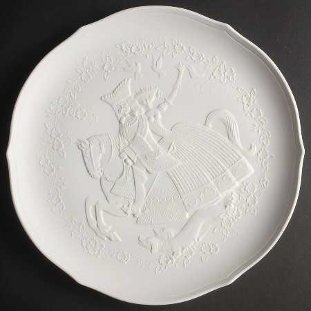 Kaiser Plate Renaissance Figures On A Horse - Boxed