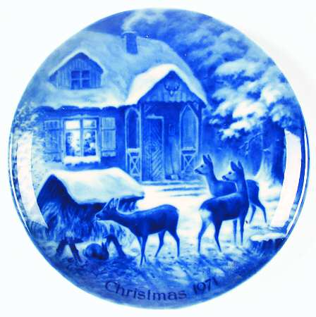 Kaiser Christmas Plate Silent Night - Boxed
