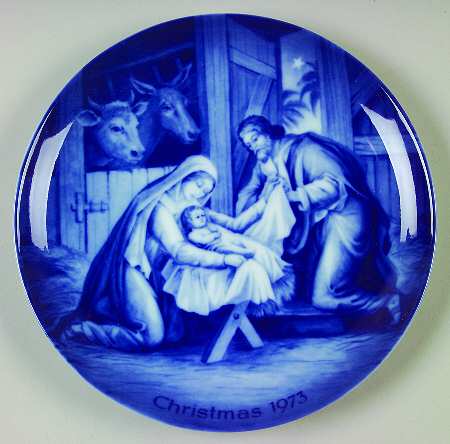 Kaiser Christmas Plate Holy Night - Boxed