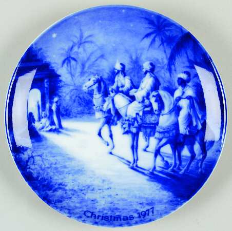 Kaiser Christmas Plate The Three Kings - Boxed