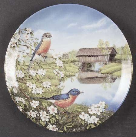 Birds of The Seasons Bluebirds In Spring - Boxed