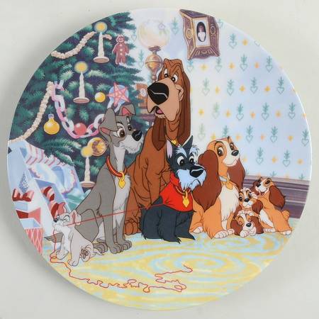 Lady & The Tramp Merry Christmas To All - No Box