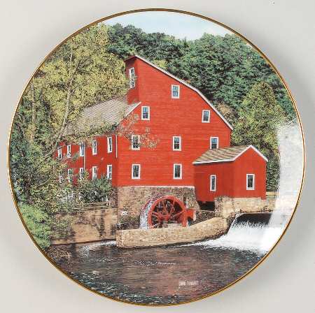 Old Mill Stream Old Red Mill - Boxed