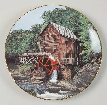 Old Mill Stream Glade Creek Grist Mill - Boxed