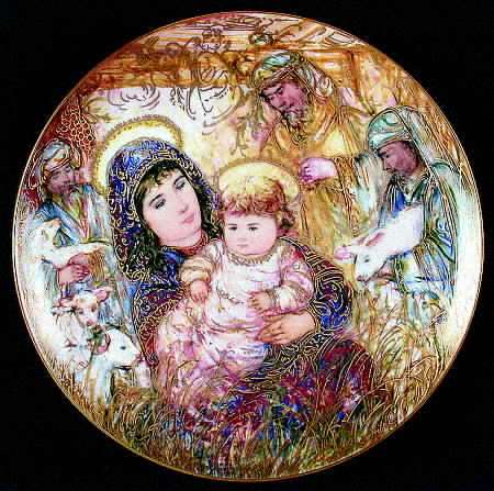 Hibel Christmas Annual Adoration Of The Shepherds - Boxed