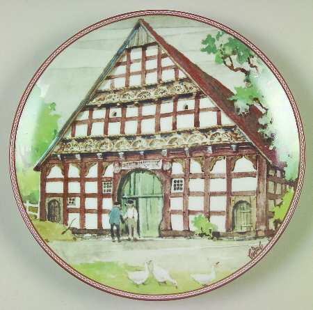 Deutches Fachwerk Westfalenhaus Aus Delbruck - Boxed