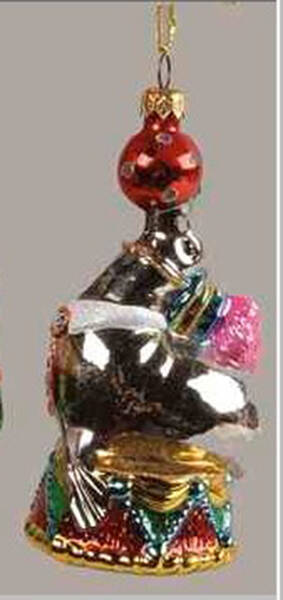 Kurt Adler Christmas Ornament Circus-Seal - With Box