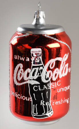 Kurt Adler Christmas Ornament Coca Cola Can - No Box