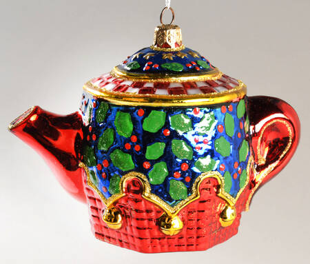 Kurt Adler Christmas Ornament Tea For Two - Boxed