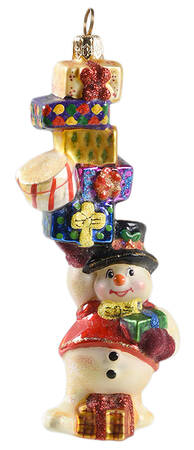 Kurt Adler Christmas Ornament Stack Of Gifts - Boxed