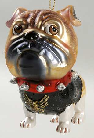 Kurt Adler Christmas Ornament Bulldog - Boxed