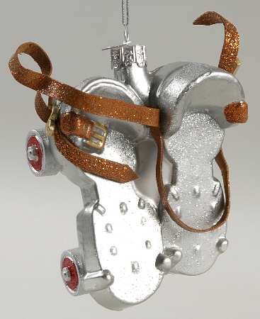 Kurt Adler Christmas Ornament Nostalgic Roller Skates - No Box