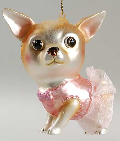 Kurt Adler Christmas Ornament Chihuahua - Boxed