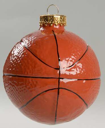 Kurt Adler Christmas Ornament Basketball - Boxed