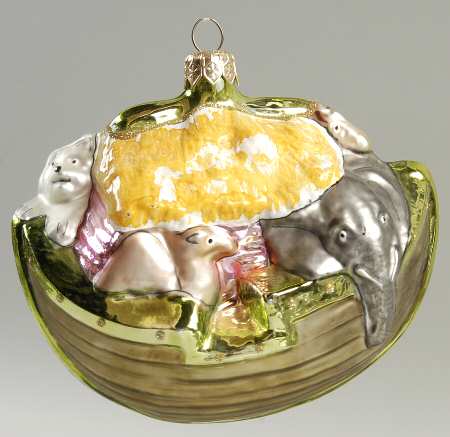 Kurt Adler Christmas Ornament Noahs Ark - No Box