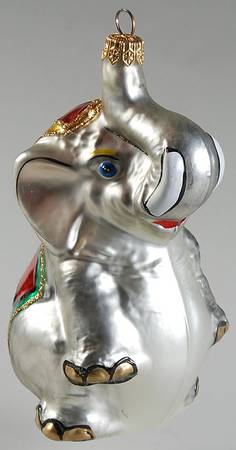 Kurt Adler Christmas Ornament Elephant - No Box