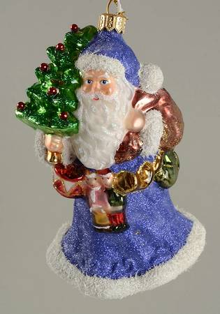 Kurt Adler Christmas Ornament A Special Delivery - Blue - Boxed