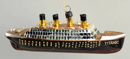 Kurt Adler Christmas Ornament Titanic Polonaise - Boxed