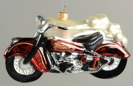 Kurt Adler Christmas Ornament Indian Motorcycle - Boxed