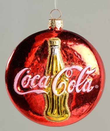 Kurt Adler Christmas Ornament Coca Cola Sign - No Box