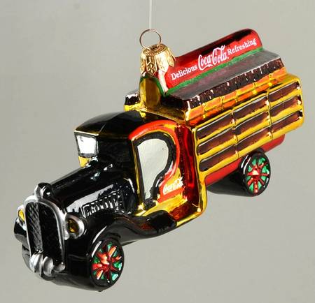 Kurt Adler Christmas Ornament Coca Cola Truck - Boxed