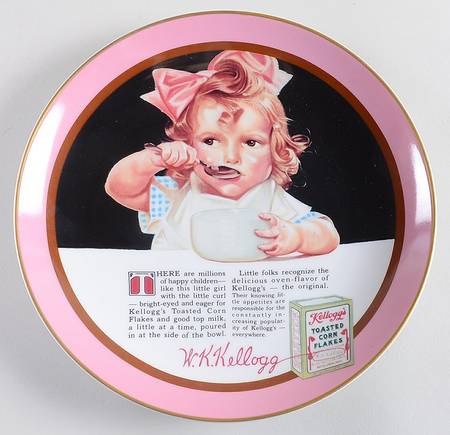 Kelloggs Nostalgia Collection Girl With Pink Bow - Boxed