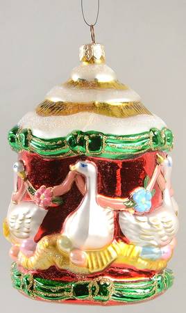 Twelve Days of Christmas-Ornament Six Geese A Laying - Boxed