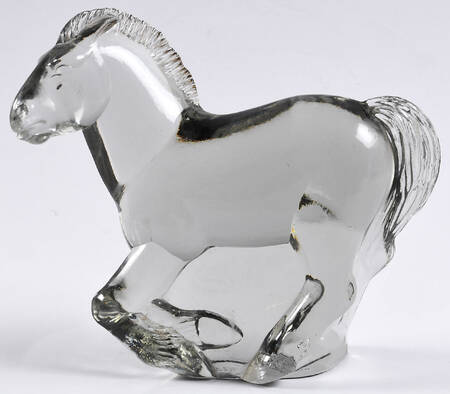 Kosta Boda Figurines World Wildlife Fund Mustang - No Box