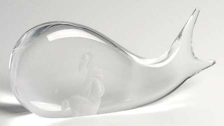 Kosta Boda Figurines Jonah And The Whale - No Box
