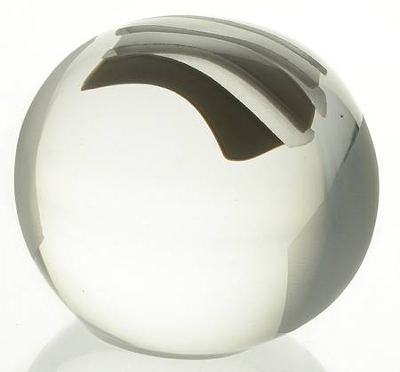 Kosta Boda Figurines Frosted Egg With With Lines - Boxed